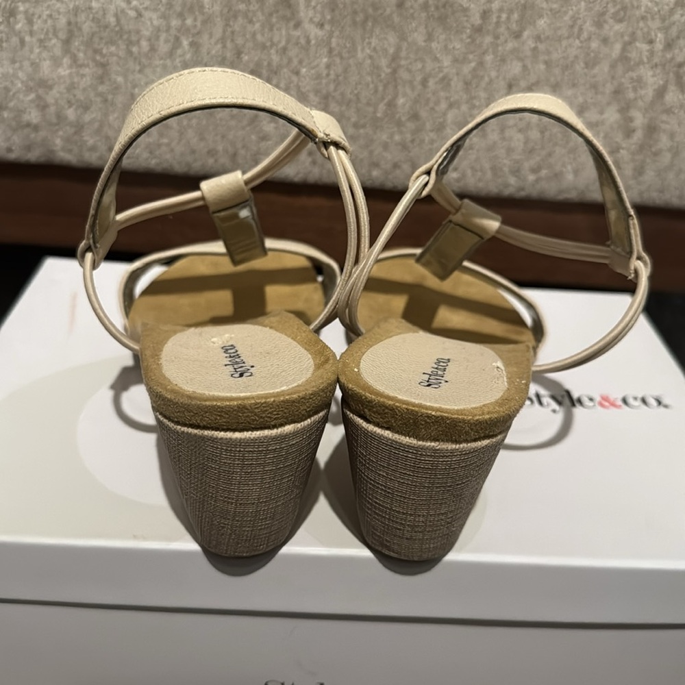 Style & Co. Cream Wedges - Picture 4 of 7